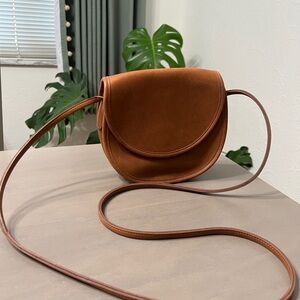 Coach Casey Vintage British Tan Leather Crossbody Bag 9923